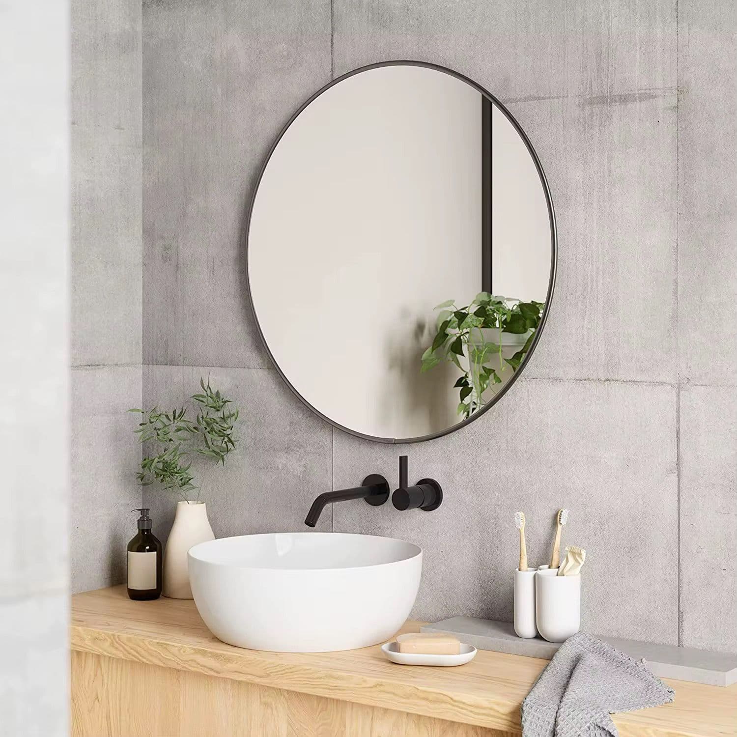 Nova Round Bathroom Mirror